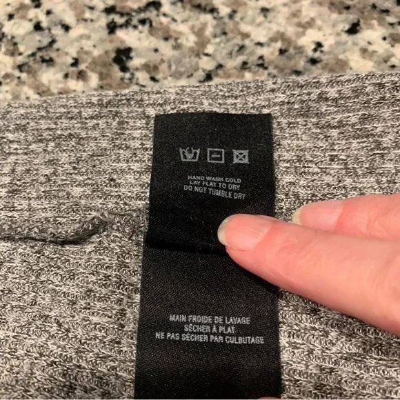 Anthropologie Sweater M Turtleneck Grey - Picture 8 of 10